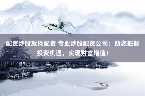 配资炒股就找配资 专业炒股配资公司：助您把握投资机遇，实现财富增值！